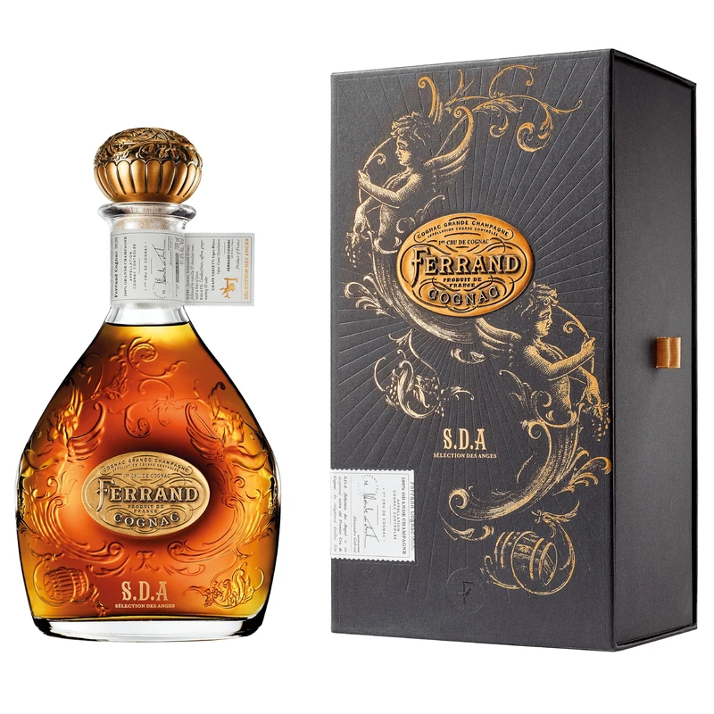 Pierre Ferrand Sélection des Anges Premier Cru Grande Champagne Cognac, 100% Ugni Blanc, avg age 25+ yrs in humid cellars, 70cl 41.8% ABV – pastry, honey & jasmine notes for sipping & gifting