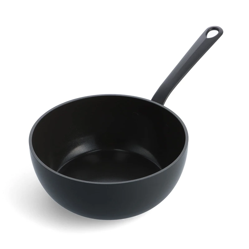 GreenPan Craft Healthy Ceramic Non-Stick 20 cm/2 Litre Chef's Pan, PFAS-Free, Metal Safe, Cast Stainless Steel Handle, Induction Suitable, Oven Safe, Black