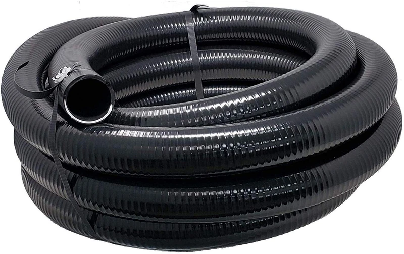 Sealproof Flexible PVC Pipe 2 Inch Dia Hose 50 FT Length, Black Tubing, Schedule 40, Premium Quality Made in USA