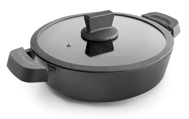 Lacor 27732 27732-Lunch Box with Titanium Pro Lid with Non-Stick, 32 cm, Aluminium