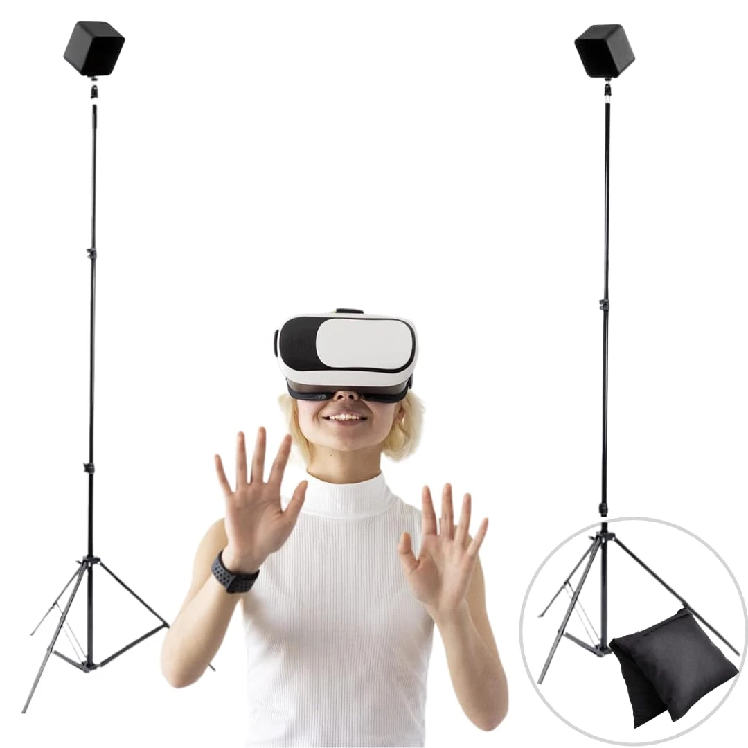 Skywin VR Tripod Stand Compatible with SteamVR Base Station 2.0 - Sensor Stand and Base Station for Sensors and Oculus Rift Constellation (2-Pack)