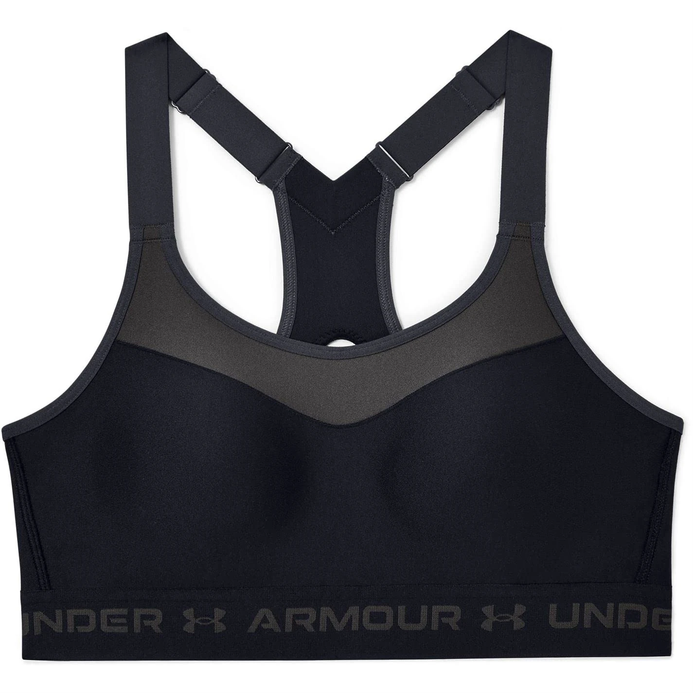 Under Armour Women's Armour High Crossback Sports Bra Black