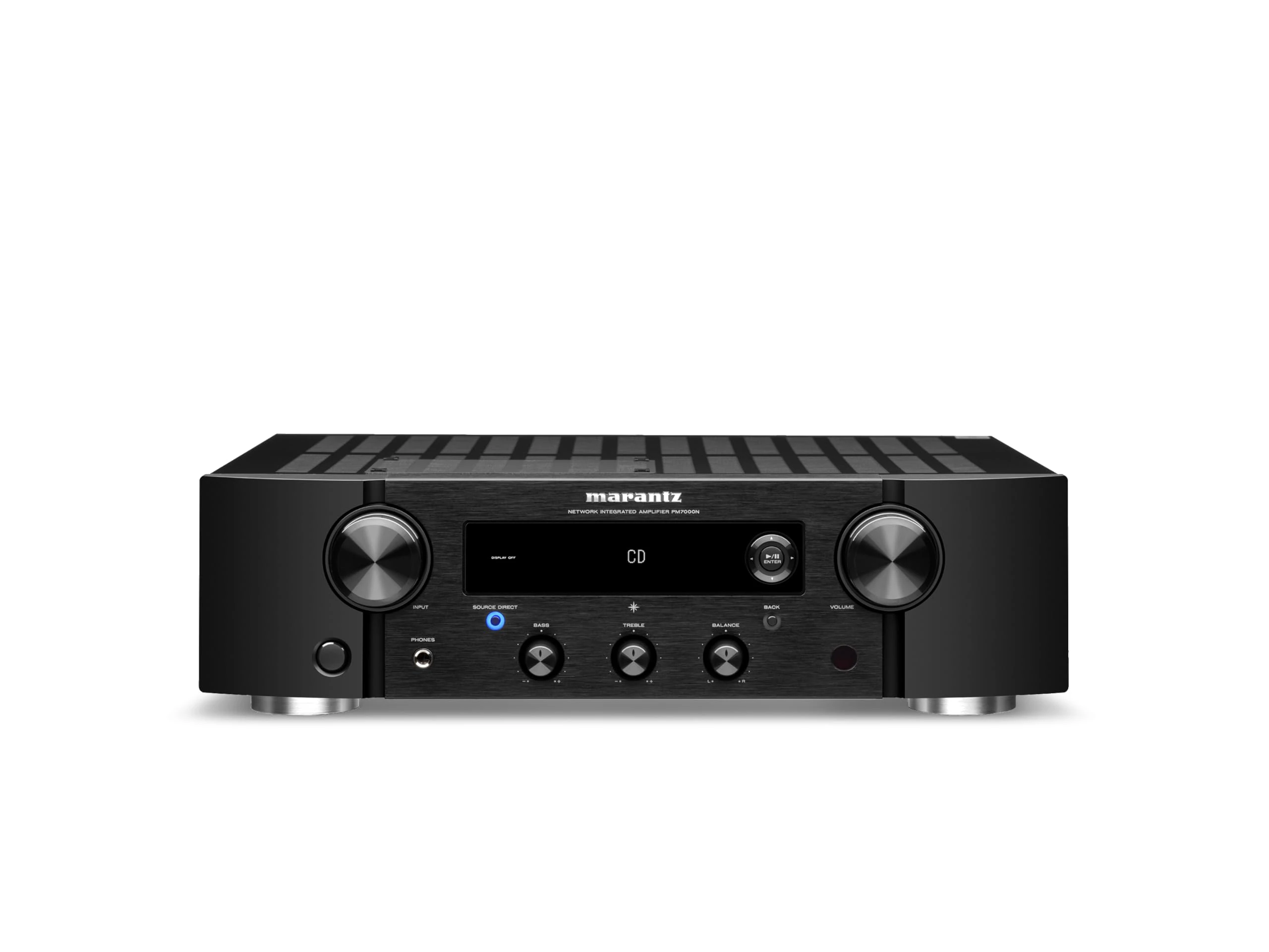 Marantz PM7000N Integrated Stereo Hi-Fi Amplifier HEOS Built-in Supports Digital and Analog Sources Compatible with Amazon Alexa Phono Input