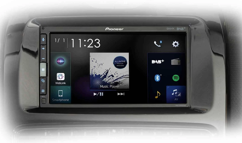 Pioneer SPH-EVO62DAB CLIO 6.8" Modular Touchscreen Multimedia Reciever, With Apple CarPlay, Android Auto, Spotify, Siri Eyes Free, FLAC, WAZE, USB Input