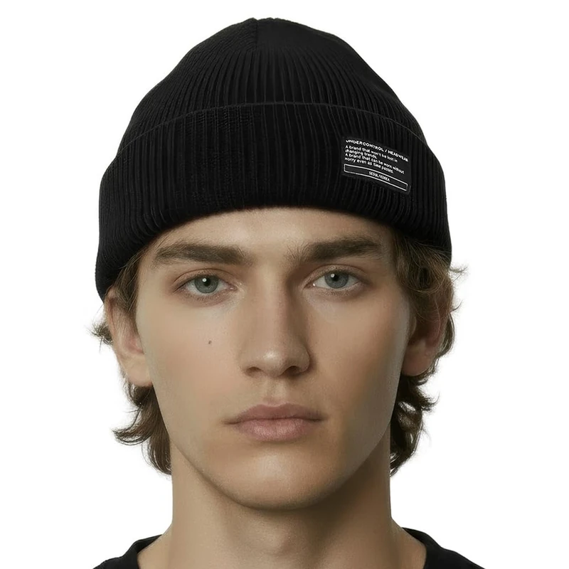 UNDERCONTROL Winter Trawler Fisherman Beanie Men Women Unisex Stylish Plain Docker Skull Hat Roll up Watch Cap Color Pack (Black) - Image 1
