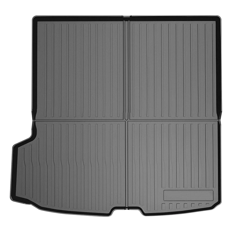 Mixsuper Custom Fit Cargo Liner for 2016-2022 Volvo XC90 Behind 2nd Row XC90 Accessories All Weather Trunk Liner Cargo Mats Black