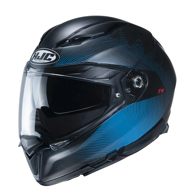 HJC Motorcycle helmets F70 SAMOS MC2SF, Black/Blue, S