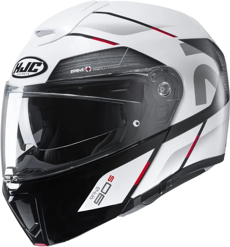 Motorcycle helmets HJC RPHA 90S BEKAVO MC1, White/Black, M