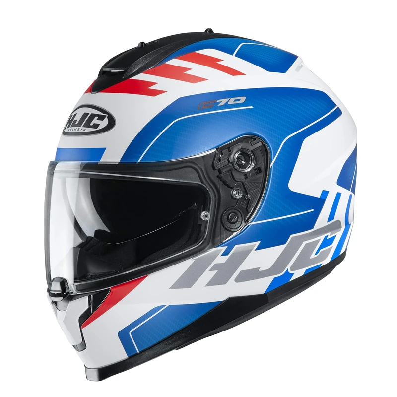 HJC Motorcycle helmets C70 KORO MC21SF, White/Blue/Red, S