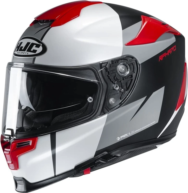 Motorcycle helmets HJC RPHA 70 TERIKA MC1SF, Black/White/Red, M - Image 1