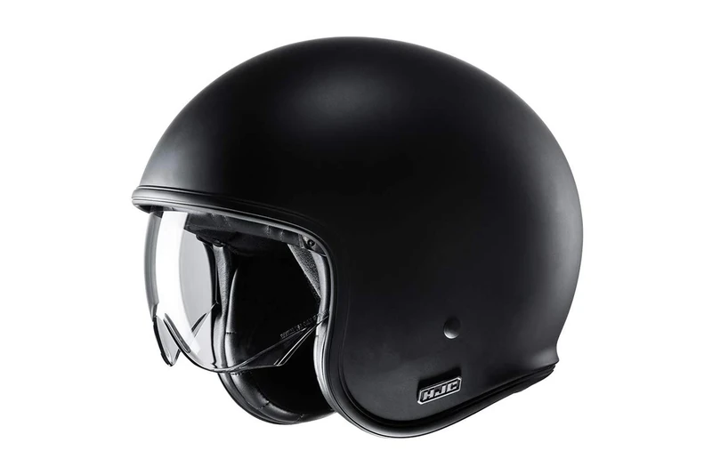 Motorcycle helmets HJC V30 SEMI MAT Black/SEMI FLAT BLACK, Black, L