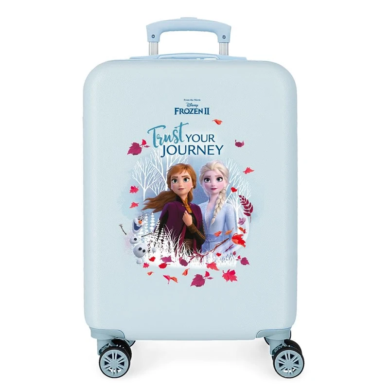 Disney Trust Your Journey Hardside Carry-on Suitcase,Blue