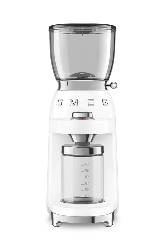 Electric Coffee Grinder with a Power of 150 W from Smeg CGF01WHEU - White