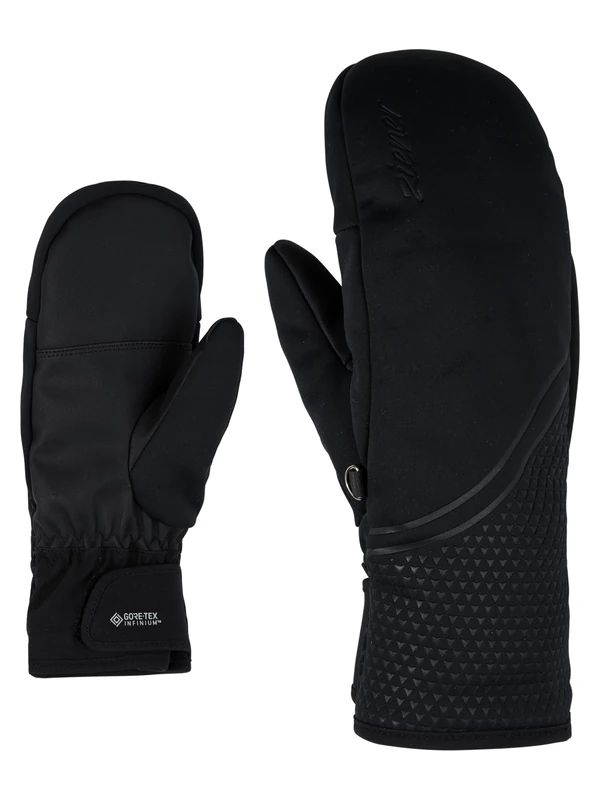 Ziener Gloves Kantala Women's Ski Gloves, womens, 801157, Black, 7.5