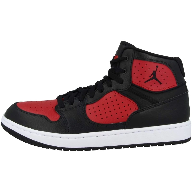 Nike Men's Jordan Access Track and Field Shoe, Multicolour Black Gym Red White 006, 7 UK