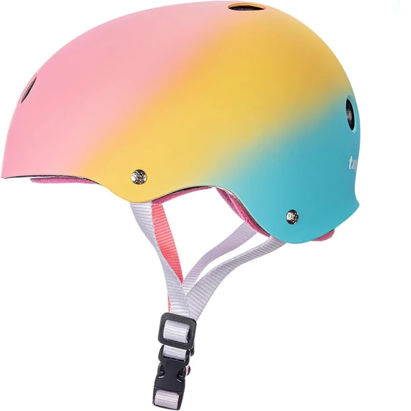 Triple Eight 3649 Certified Sweatsaver Bike and Skateboarding Helmet, Shaved Ice, S/M