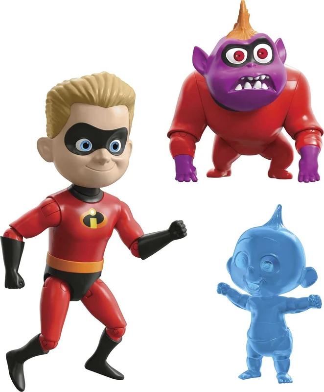 Disney Pixar Incredibles Dash & Jack-Jack Figures - GNX79 - Image 1
