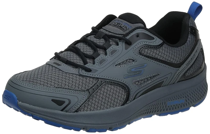Skechers Men's Go Run Consistent-Performance Running & Walking Shoe Sneaker Anthracite Blue