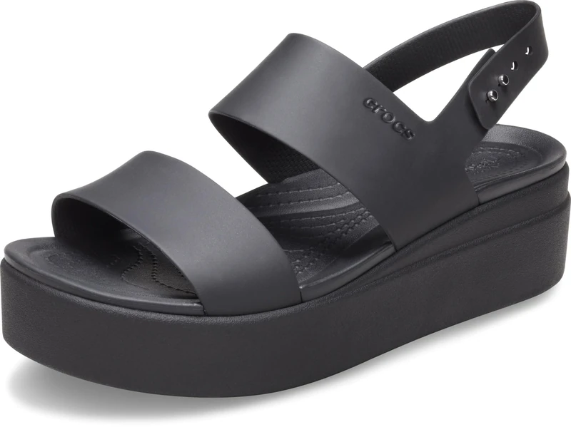 Crocs Brooklyn Low Wedge W Blk/Blk