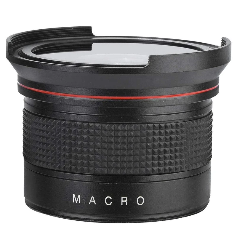 Tosuny 58MM 0.35X Super Wide Angle Fisheye Lens with Carrying Bag for Most of SLR DSLR Camera