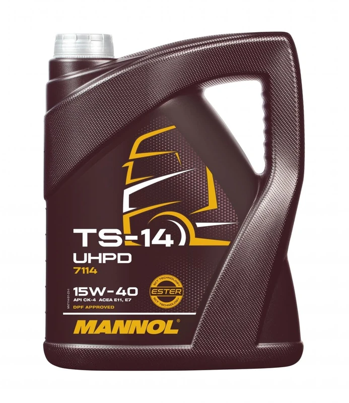 Mannol 5 Litres TS-14 UHPD 15W-40 Engine Oil 7114 API CK-4 All Weather Synthetic