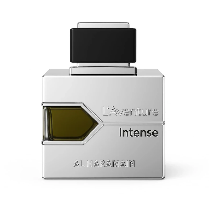 Al Haramain L’Aventure Intense 100ml Parfum Spray | Arabic Perfume for Men | Luxury Masculine Fragrance | Fresh Citrus & Woody Aroma | Long-Lasting Scent