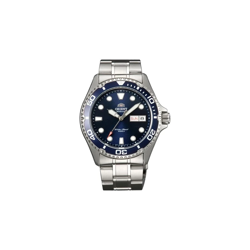Orient Men's Analogue Automatic Watch with Stainless Steel Strap FAC09001B0, Grey, Bracelet