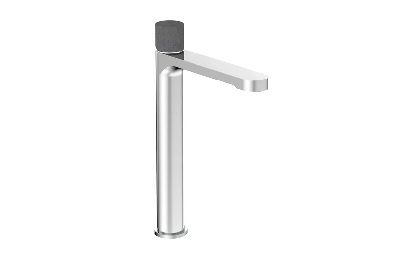 ANDEMEN 19B03HC 2HG High Spout Bathroom Sink Mixer Tap with Chrome Finish with Cement Handle Honolulu Collection - Image 1
