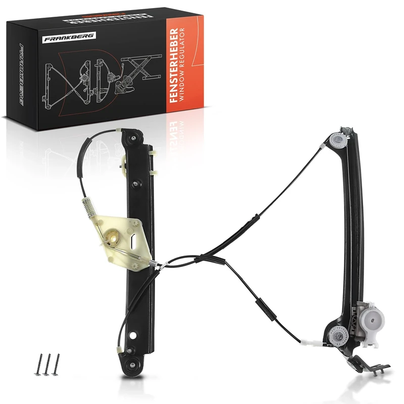 Frankberg 1x Electric Window Regulator Front Left Compatible with E81 E82 E88 116 118 120 123 125 135 Hatchback Coupe Convertible 2006-2013 51337165595