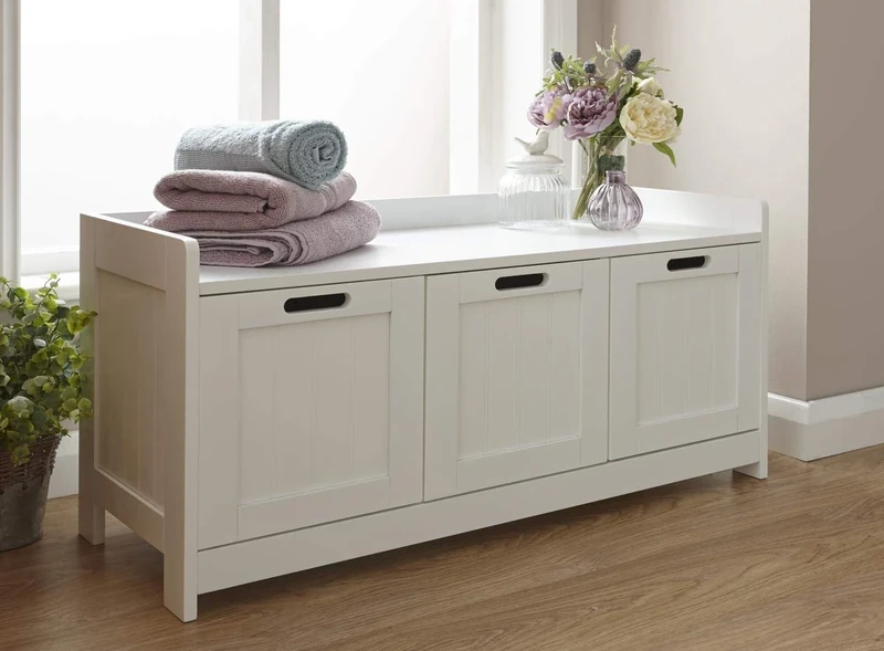 Colonial White Tong & Grove Bathroom Furniture - Cupboards, Storage & Shelving - Image 1