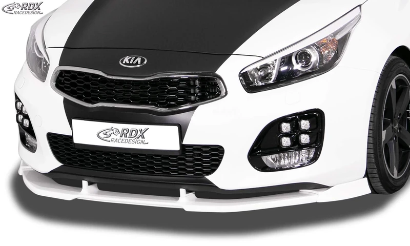 RDX Racedesign Front spoiler Vario-X compatible with Kia Ceed (JD) HB/SW & Pro Ceed GT & GT-Line 2015-2018 (PU)