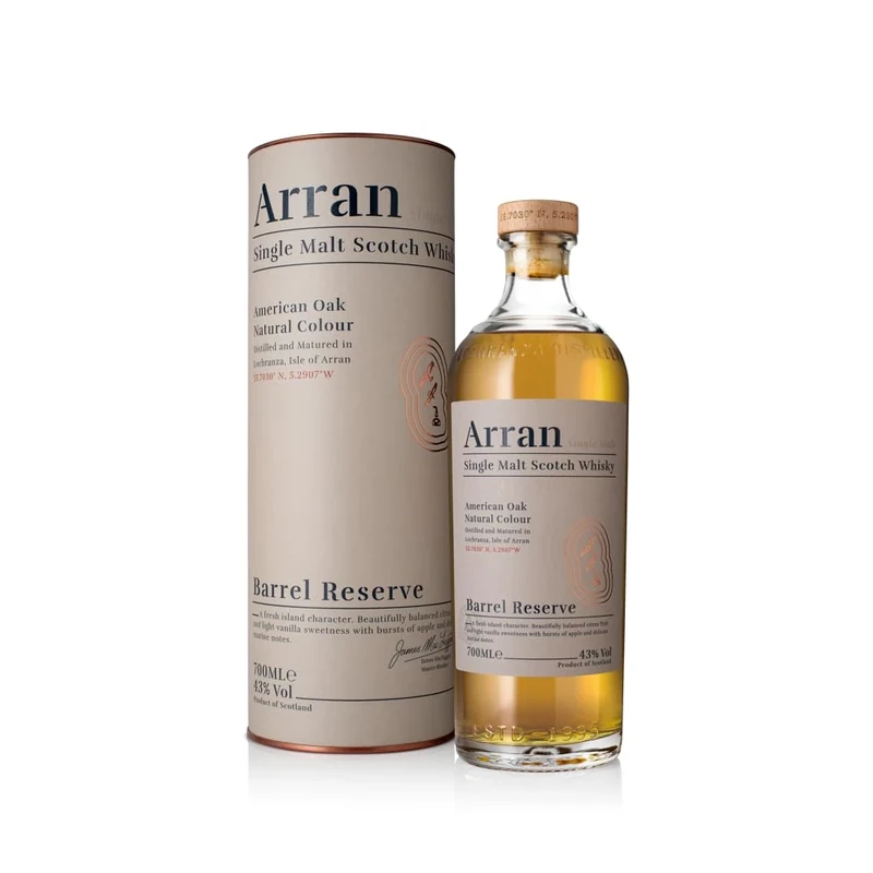 Arran Barrel Reserve Single Malt Whisky 70cl, 43% ABV, Premium Single Malt Scotch, Isle Of Arran