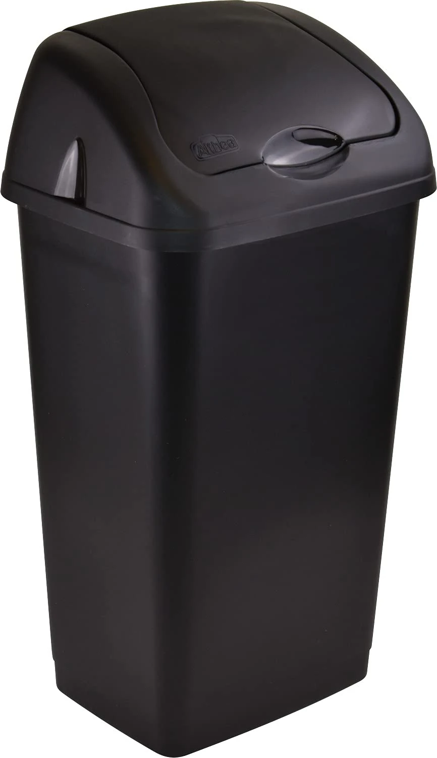 Sterling Ventures 60 Litres Premium Plastic Swing Bin for Home and Kitchen Rubbish Waste (Black)