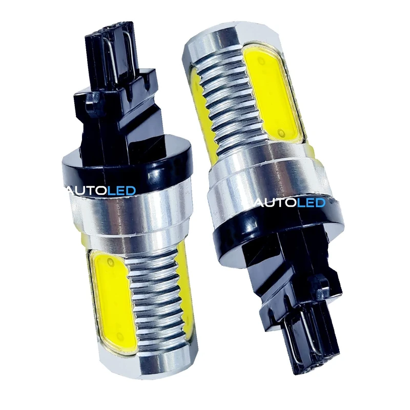 AUTOLED 101 Bulbs T25 / 3157-4 LEDs COB White