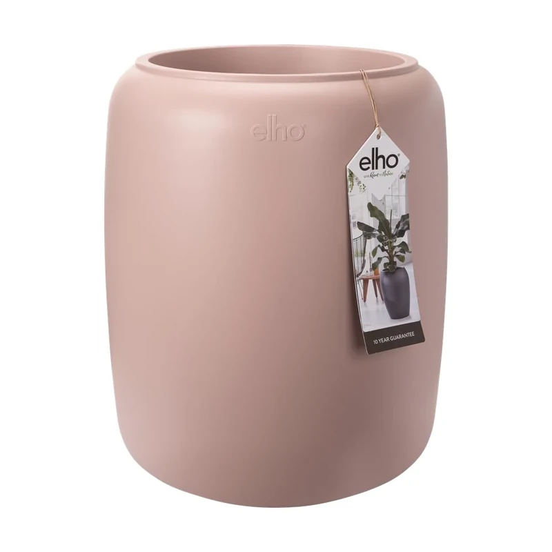 Elho Pure Beads Planter, Pebble Pink, 40 cm