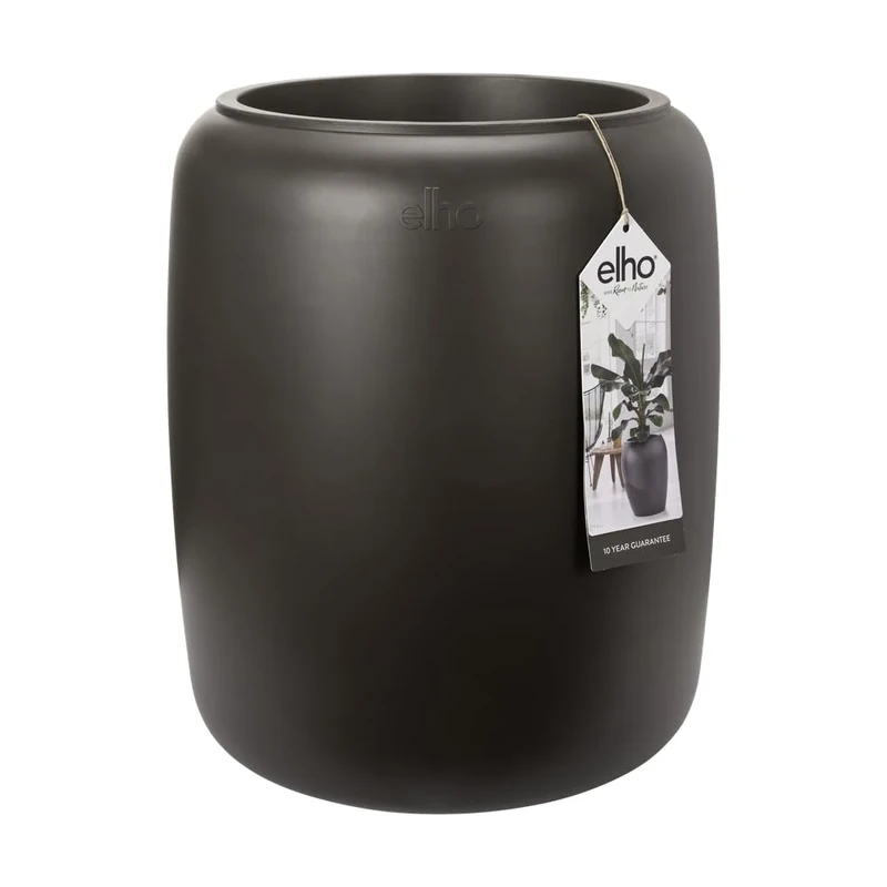 Elho Pure Beads Planter, Walnut Brown, 40 cm