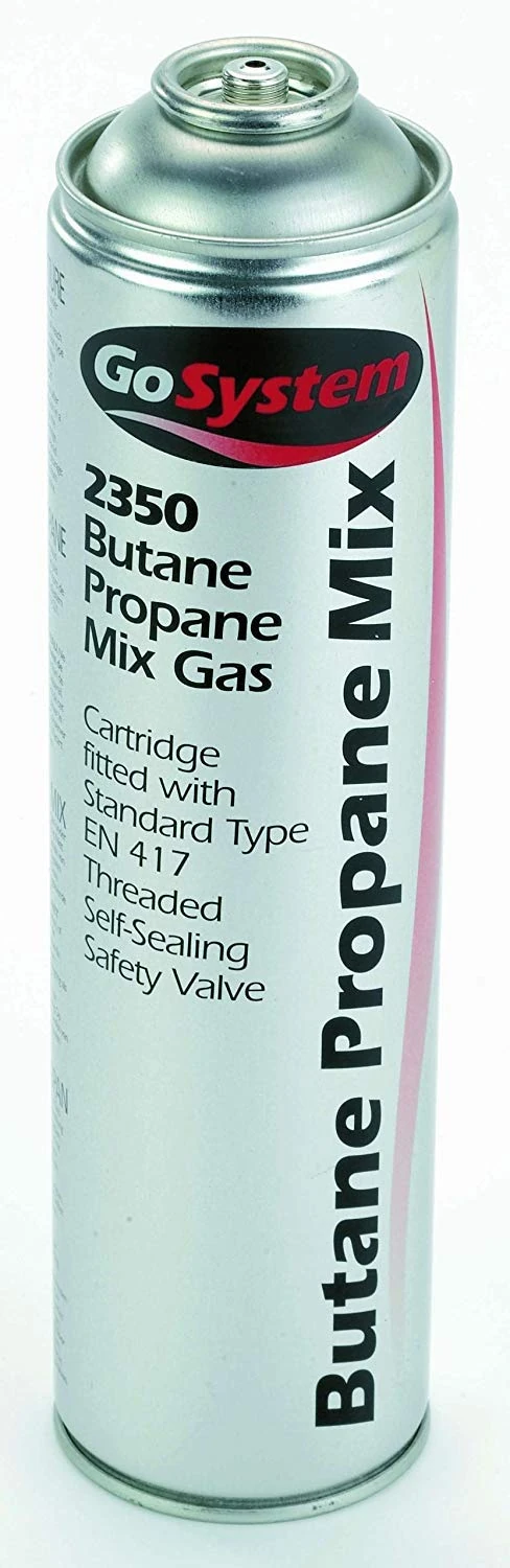 3 X Butane/Propane (70:30) Mix Gas Cartridge, Silver, 350 g