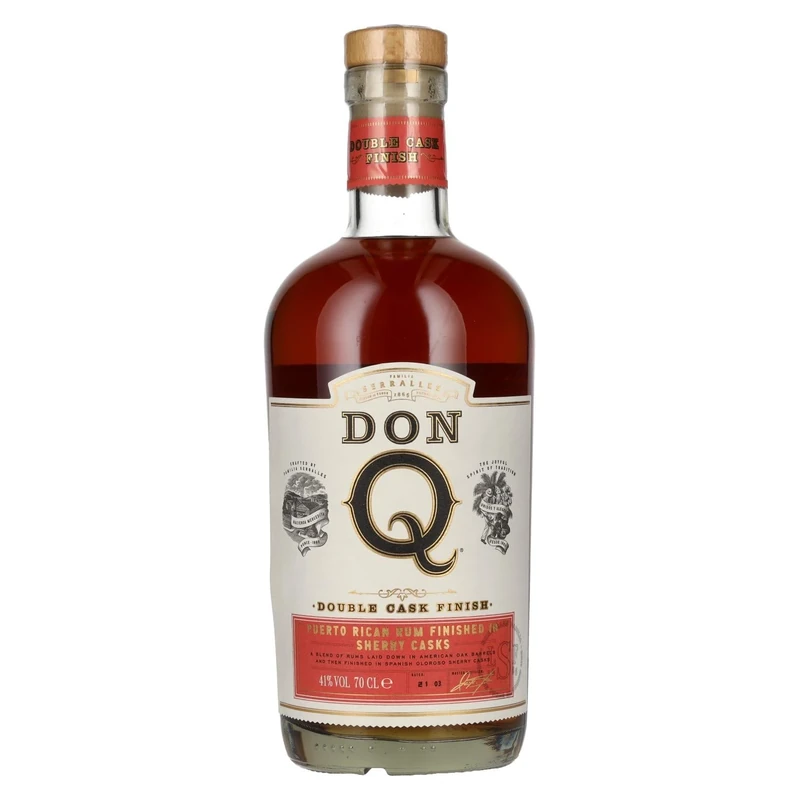 Don Q Double Wood Rum Sherry Wood Finish, 70 cl