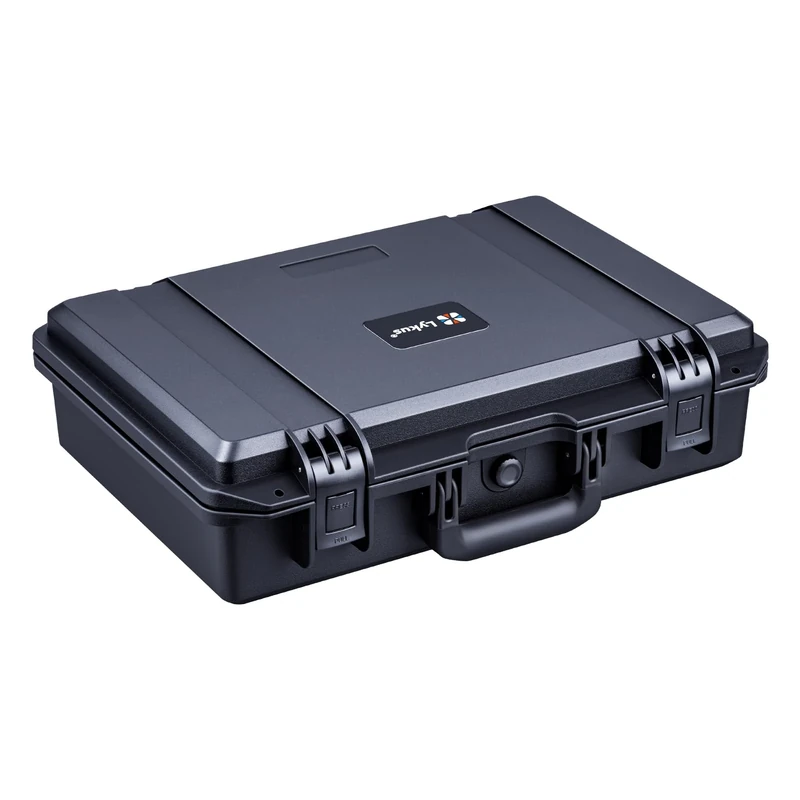 Lykus HC-4410 Waterproof Hard Case with Customizable Foam Insert, Interior Size 17.32x11.42x4.72 in, Suitable for Pistol, Laptop, Small Drone, Camcorder, Action Camera, and More