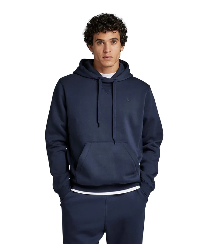 G-Star Men's Premium Core Hooded Sweater, Blue (sartho blue D16121-C235-6067), XS
