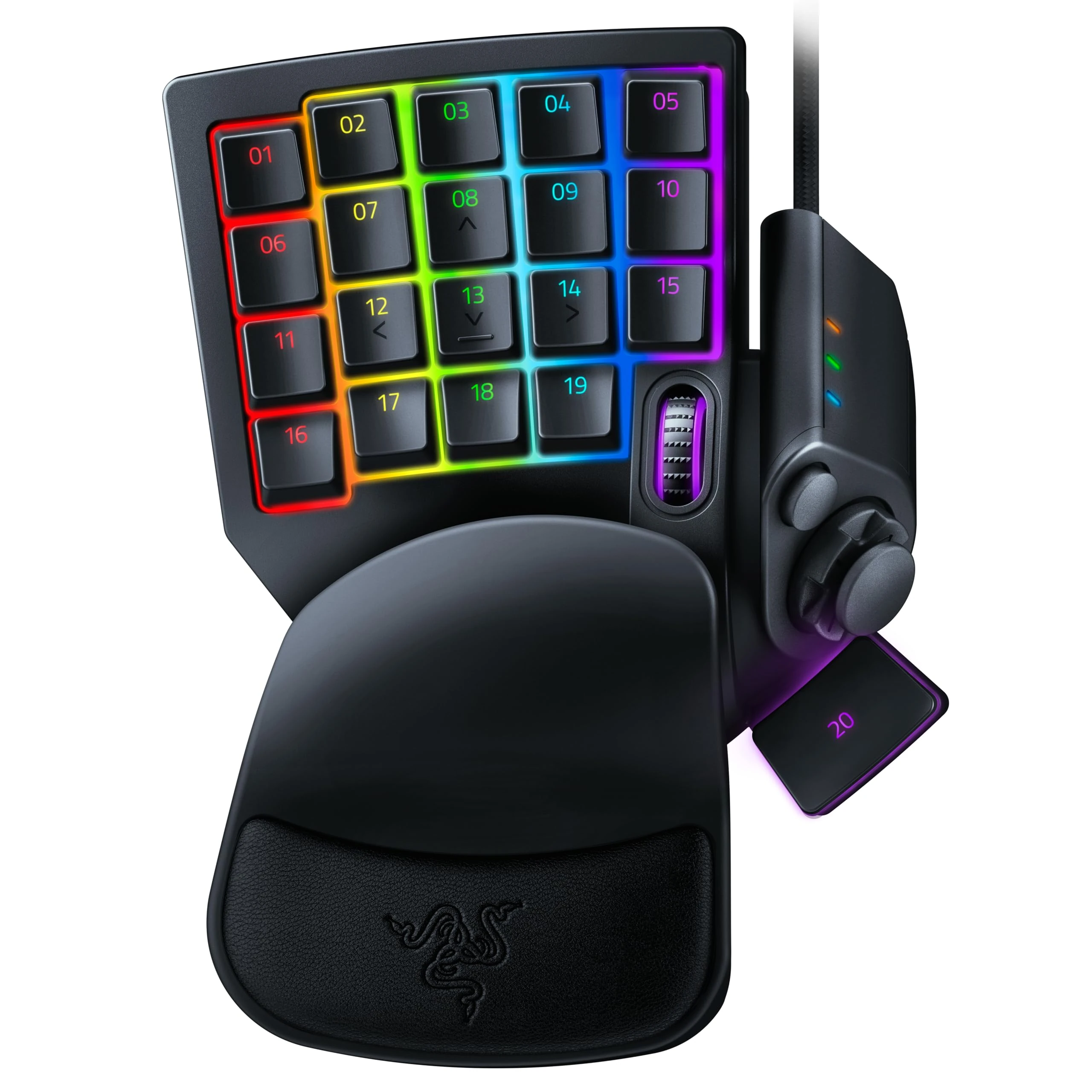 Razer Tartarus Pro - Gaming Keypad - Gamepad with analogue-optical buttons and rapid-fire mode (32 programmable buttons, customisable trigger point, 8 profiles, Adjustable Actuation) Black