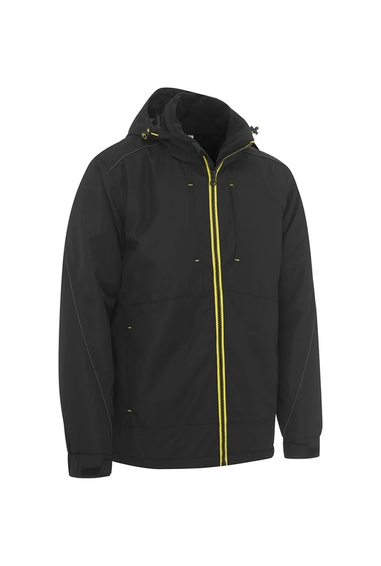 Bisley UKJ6943_BBLK Flex & Move Heavy Duty Dobby Jacket - Black, X-Large