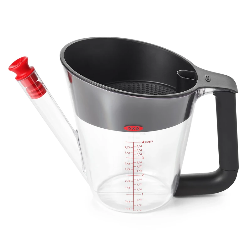 OXO Good Grips Fat Separator, White/Black 1 Litre