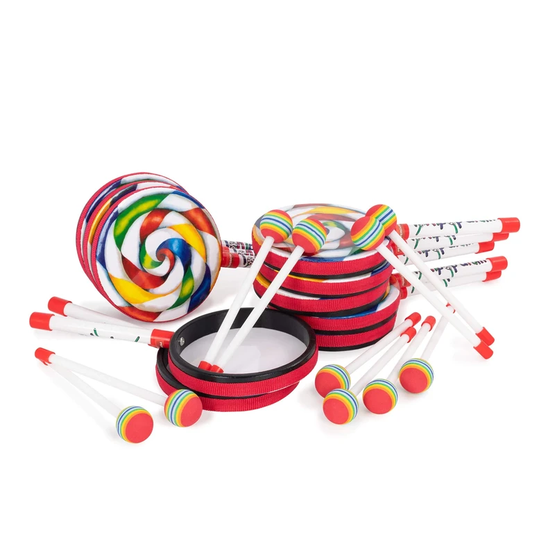 Drum Lollipop 15cm (6'') Pack of 10
