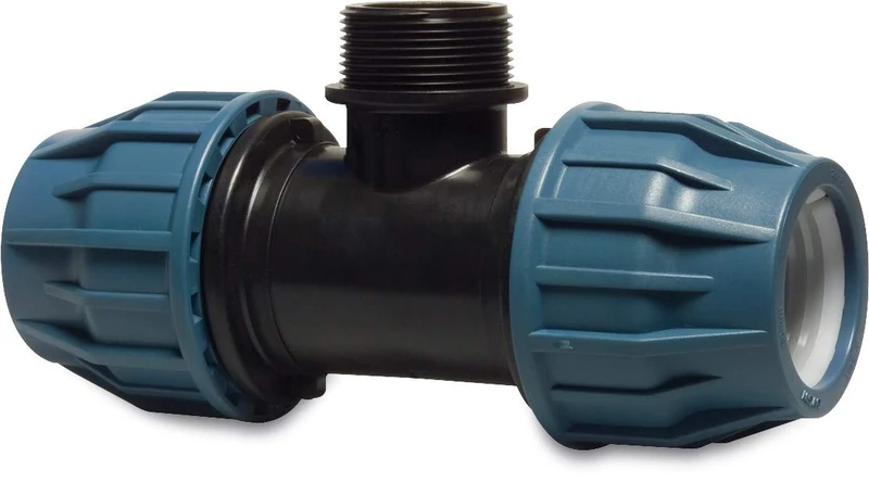 T-mex 10.0522 Pipe Fitting adapters, Grey