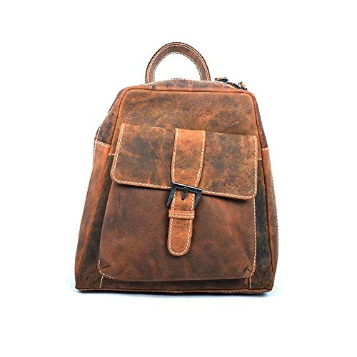 Arrigo Backpack Unisex Adults’ Backpack, Brown (Cognac), 24x27x7.5 Centimeters (B x H x T) - Image 1