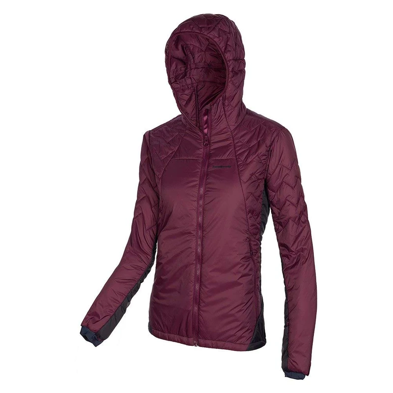 TRANGOWORLD Solden Jacket, Women, womens, Jacket, PC008549-62D-M, Burgundy/Blueish Black, M