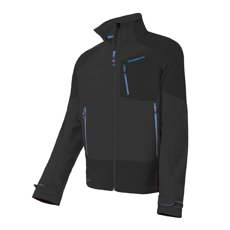 TRANGOWORLD Transgoworld Trx2 Soft Pro Men's Jacket, mens, Jacket, PC007853-312-S, black/black, S