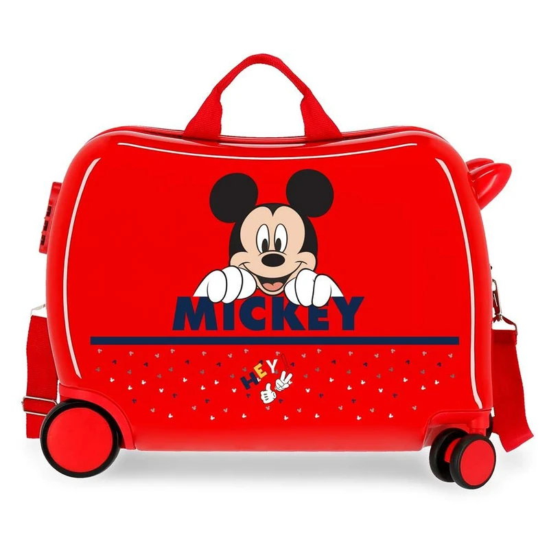 Disney Happy Mickey Rolling Suitcase 2 Multi-Direction Spinner Wheels