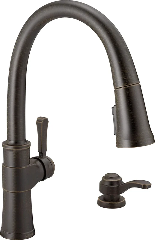 Delta 19964Z-RBSD-DST Spargo Kitchen Faucet, Venetian Bronze